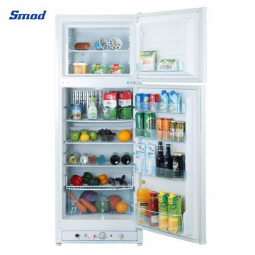 185L Gas Top Freezer Double Door Gas Refrigerator